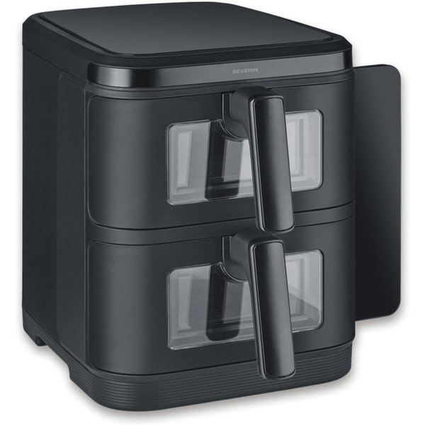 Severin FR 2468 Double 11 L Autonome 2800 W Friteuse à air chaude Noir -
