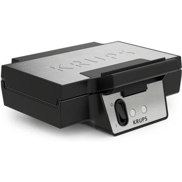 Krups FDK2 2 Waffeln) 850 W Schwarz - Krups FDK2, 2 Waffeln, Quadratisch,