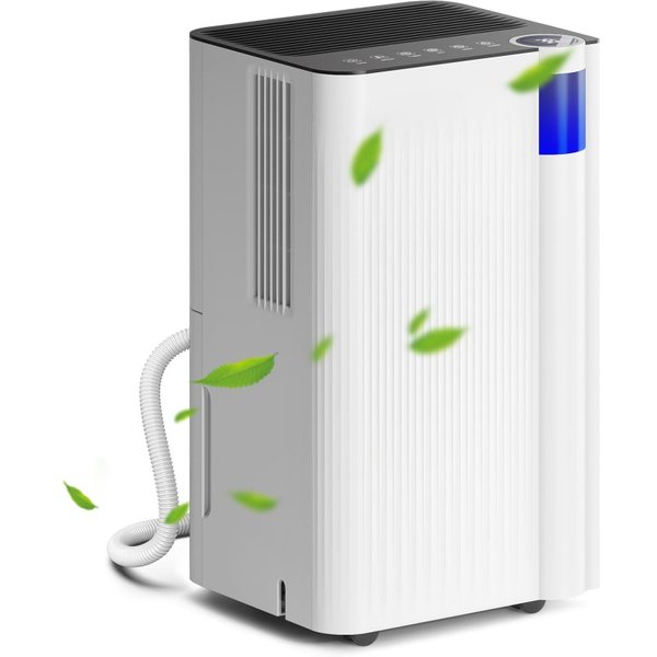 HOMCOM 12L/Day Dehumidifier, with Filter - White