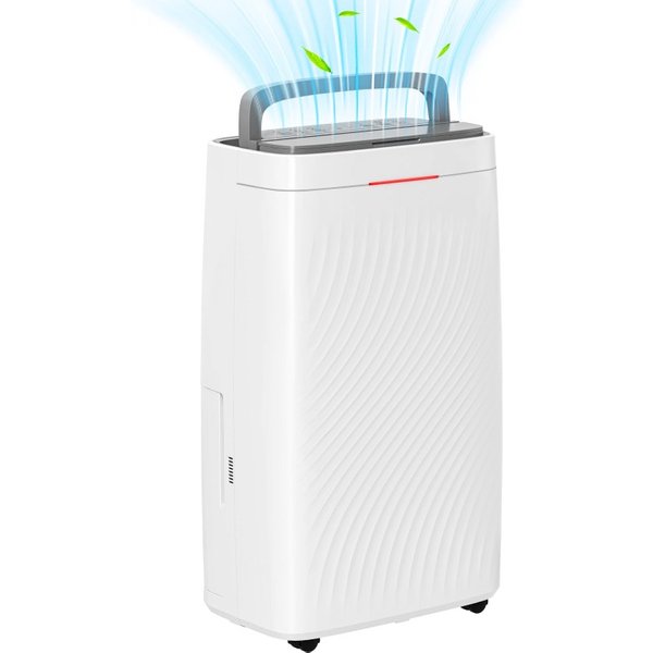 HOMCOM 16L Deumidificatore Multi-Modello, con Ruote - Bianco