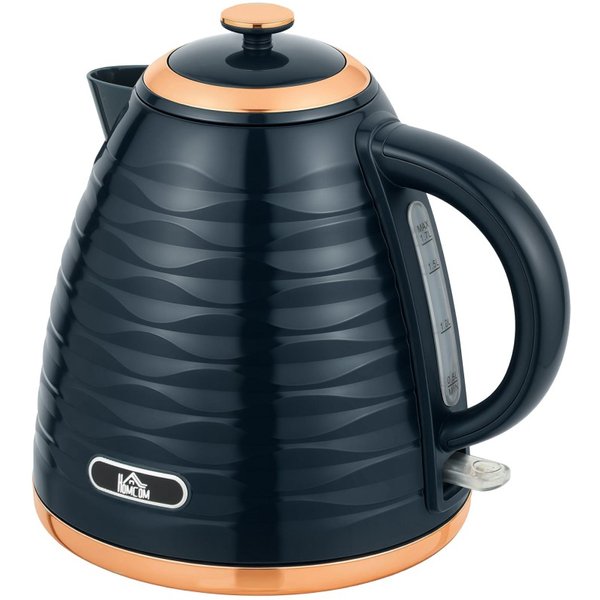 HOMCOM 3kW Schnellkoch-Wabenkessel - Dunkelblau