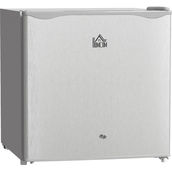 HOMCOM 46 Litre Lockable Countertop Fridge - Grey