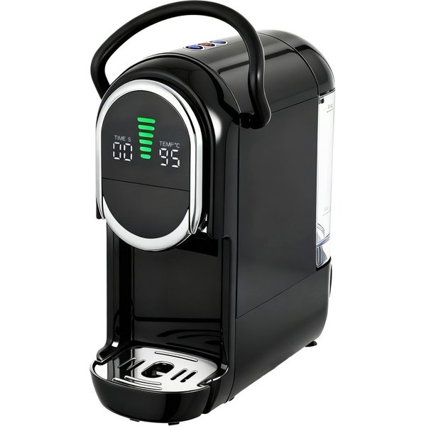 HOMCOM Pod Coffee Machine for Nespresso, Dolce Gusto Capsule and Ground Coffee, Small Semi Automatic Coffee Maker, 19 Bar, 0.6L