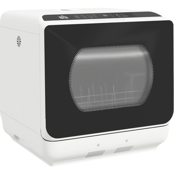 HOMCOM Six-Programme Countertop Dishwasher - White