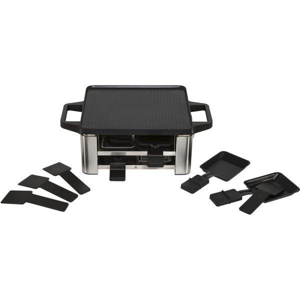 WMF 61.3024.5155 raclette grill 4 person(s) Black, Stainless steel -