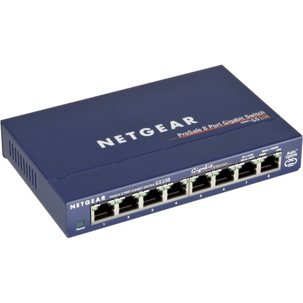 NETGEAR GS108GE GS108GE Switch di rete 8 Porte 1000 MBit/s