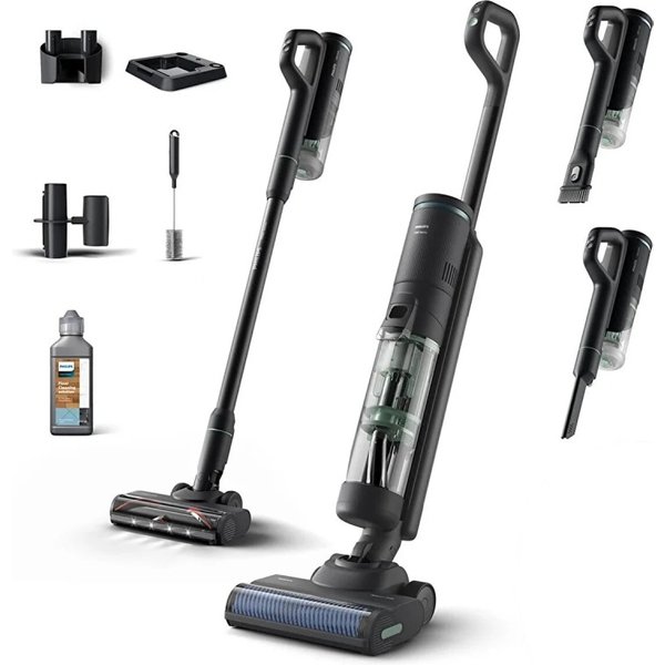 Philips 7000 Series AquaTrio XW7263/11 Cordless Wet & Dry Vacuum Cleaner (Black)