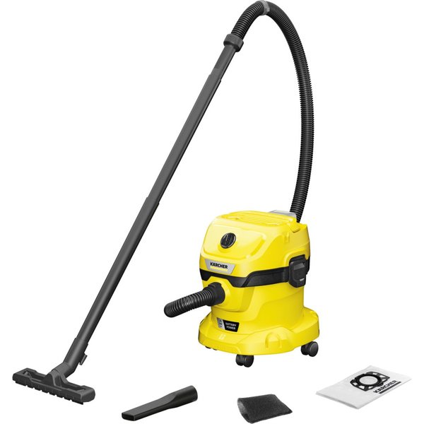 Kärcher Home & Garden WD 2-18 1.628-500.0 Nat- en droogzuiger 225 W 12 l Zonder accu