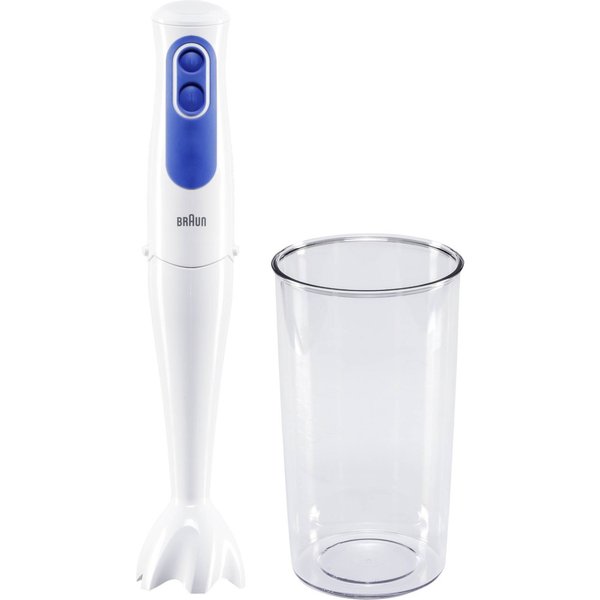 Braun MQ 3000 WH Smoothie+ 0.6 L Frullatore a immersione 700 W Blu, Bianco -