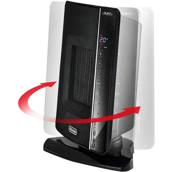 DeLonghi DCH7993ER.BC elektrisk rumvarmer Indendørs Sort 2400 W
