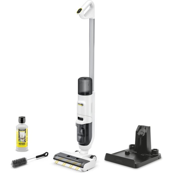 Kärcher FCV 2 Naturligt N Batteri Torr&våt Utan påse 160 W Vit