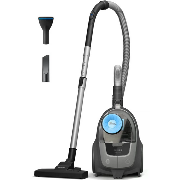 Philips XB2142/10 PowerCyclone 850W Steelstofzuiger zonder zak - Zwart