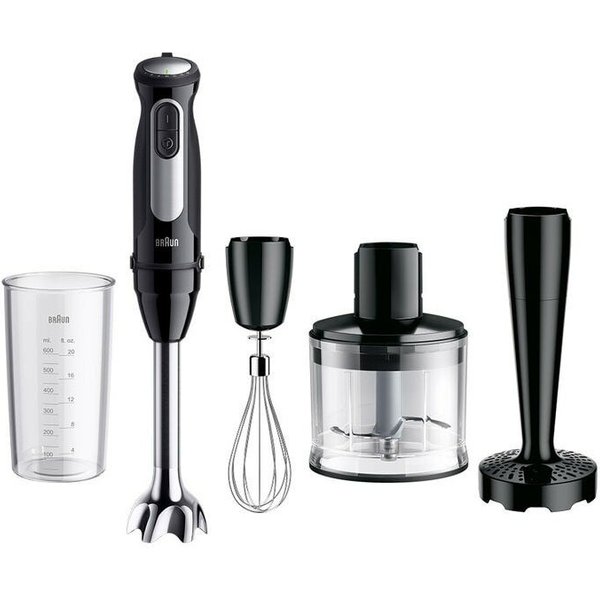 Braun MultiQuick 5 Pro 0.6 L Immersion blender 1000 W Black, Silver -