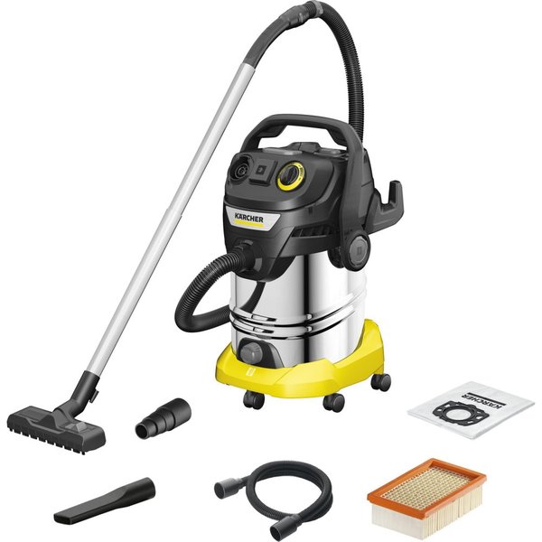 Karcher AG KWD 6 P S V-30/8/22/T 30 L Tønne støvsuger Tørr&våt 1300 W