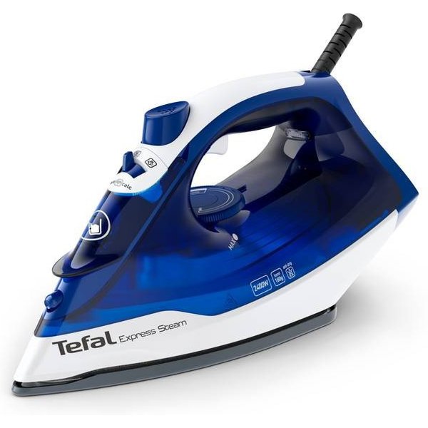 Tefal FV2838 Dry & Steam iron Cerilium soleplate 2400 W Blue, White -