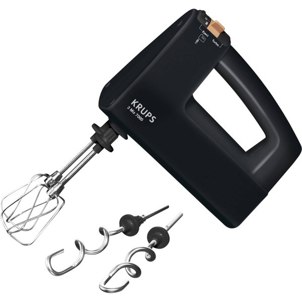 Krups F6085811 mikser Håndmikser 500 W Svart, Kobber