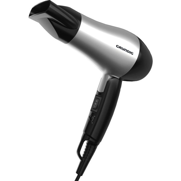 Grundig HD 2200 hiustenkuivaaja 1200 Musta, hopea
