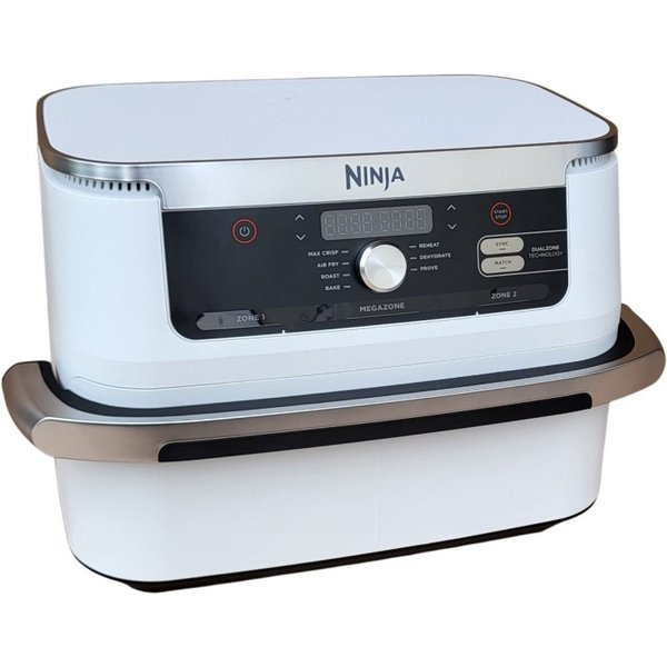 Ninja AF500EUWH FlexDrawer, dobbel sone med avtagbart skille, stor