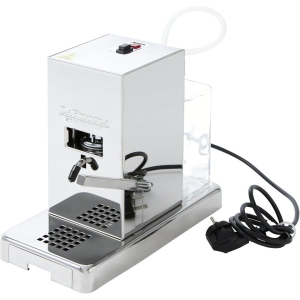 La Piccola espressomaskin for ESE-pads Lucidatura rustfritt stål