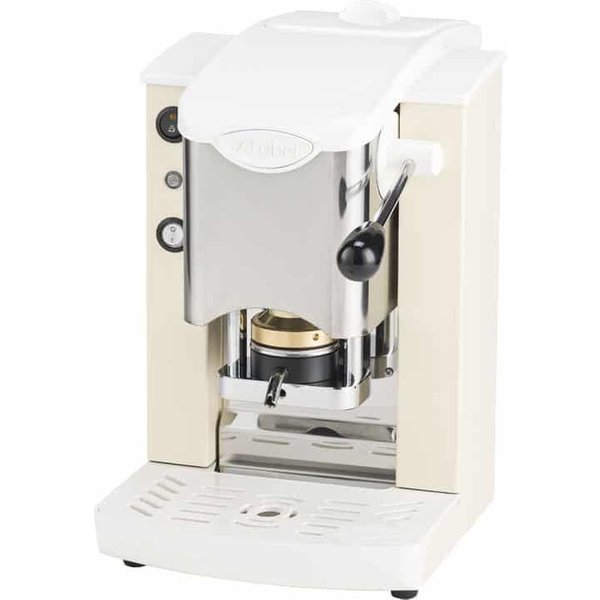 Faber Slot Inox ESE Pad espressomaskin Elfenbensvit silver