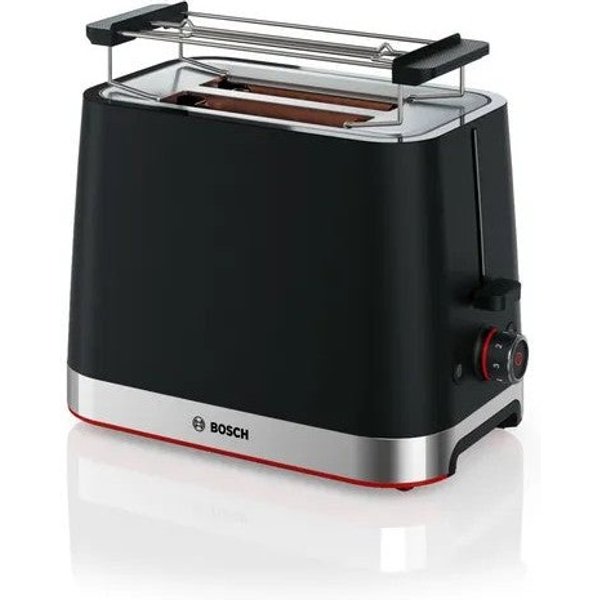 Bosch TAT4M223 toaster 4 2 slice(s) 950 W Black, Stainless steel