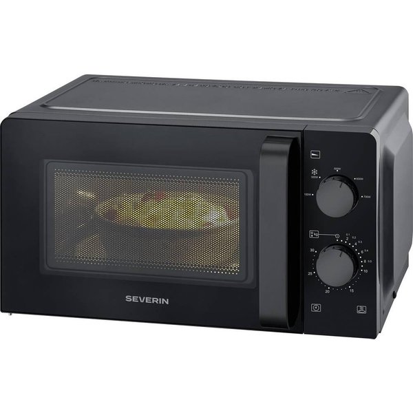 Severin MW 7580 microwave Black Solo microwave Countertop 19 L 700 W -