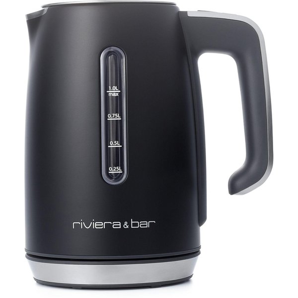 riviera&bar purple kettle Stainless Steel 1L Black