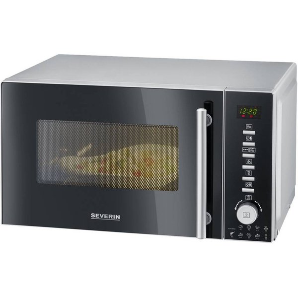 Severin MW 7773 microwave Silver, Stainless steel Grill microwave