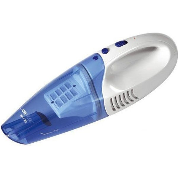Clatronic AKS 828 handheld vacuum Blue, White Bagless