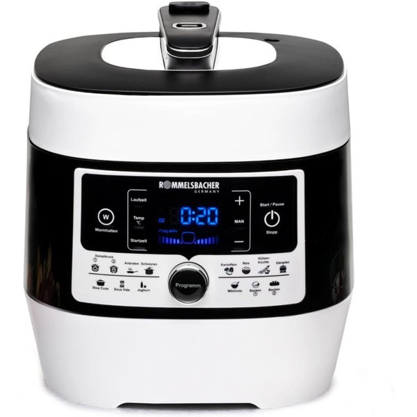 Rommelsbacher MD 1000 electric pressure cooker 4 L Black, White 1000