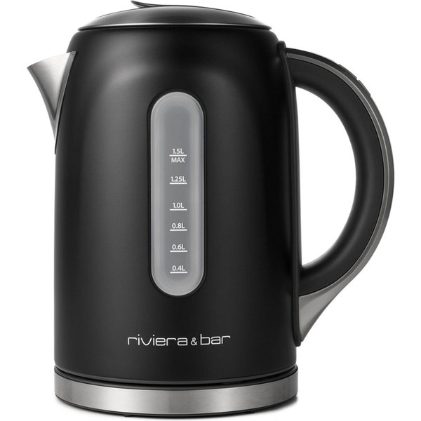 Bouilloire riviera&bar MILA en acier inoxydable 1,5L Noir