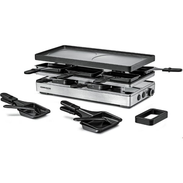 Rommelsbacher RCP 1800 raclette-grill 1800 W Rustfritt stål -