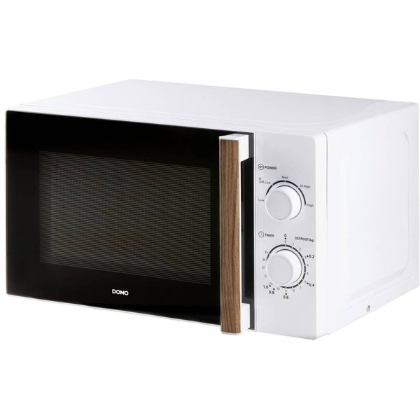 Domo DO2720 Mikrowelle Weiß, Holz Solo-Mikrowelle Tischgerät 200 L 700