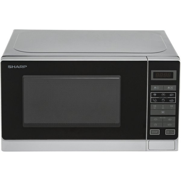 Sharp Haushaltsgeräte R-242INW Mikrowelle Silber Solo-Mikrowelle