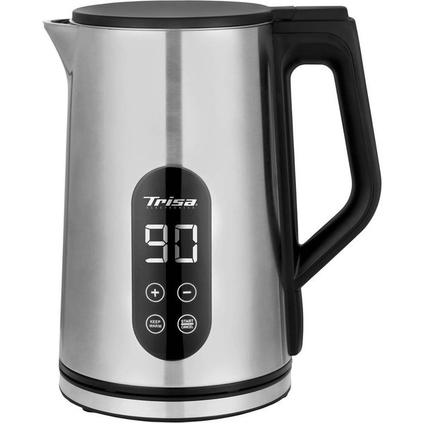 Trisa Digital Boil -vedenkeitin, ruostumaton teräs, tilavuus: 1.7l