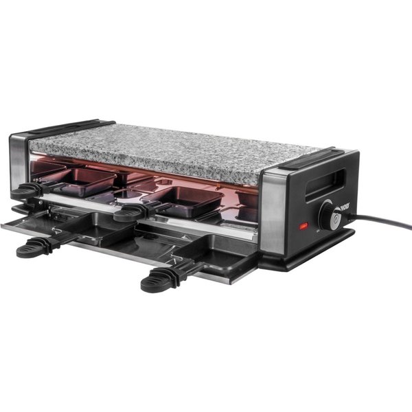 Unold 48760 Raclette-Grill 8 Person(en) 1200 W Schwarz, Edelstahl -