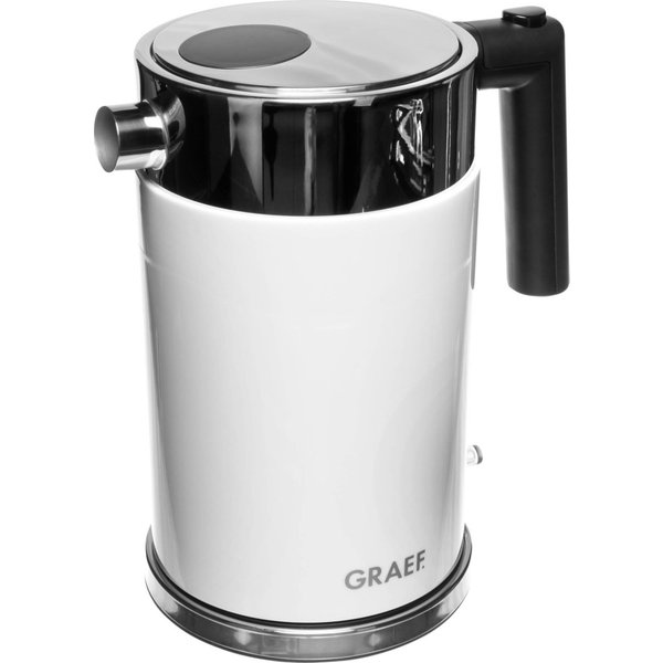 Graef WK61EU Bollitore Protezione da surriscaldamento Bianco Capacità effettiva: 1.5 l
