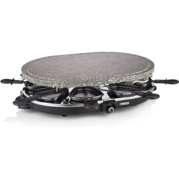 Princess 162720 Raclette 8 Oval Stone Grill Party