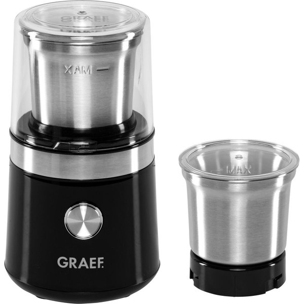 Graef Graef Young CM 102 - Kaffeemühle - 200 W - Black/Stainless CM102EU Koffiemolen Zwart, RVS
