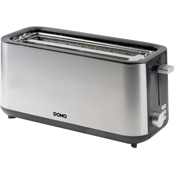 DOMO TOASTER 2 Schlitze für 4 Toasts Brödrost inbyggd brödvärmare