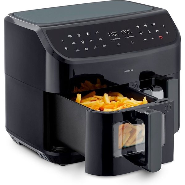 MEDION LIFE P20 Doppia 8.7 L 2600 Friggitrice ad aria W Nero