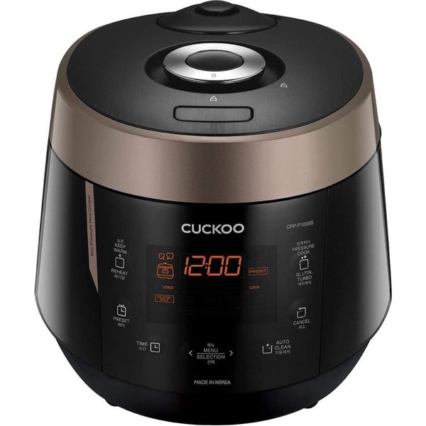 Cuckoo CRP-P1009S programmable pressure rice cooker, steam pressure,