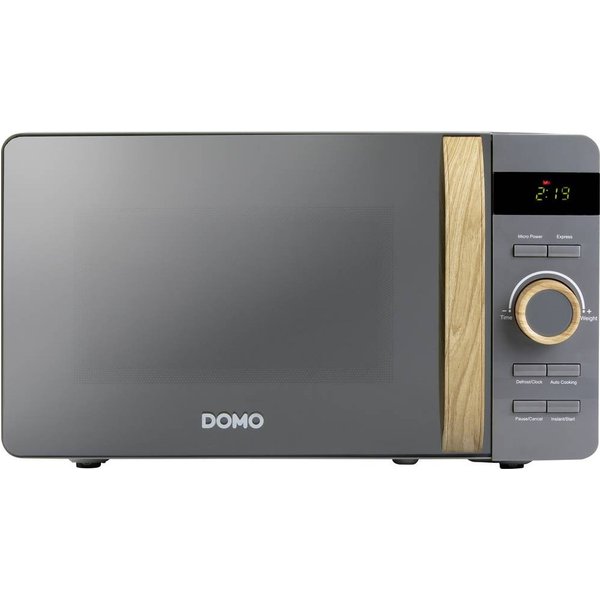 Domo DO3420 microwave Grey, Wood Solo microwave Countertop 20 L 800 W