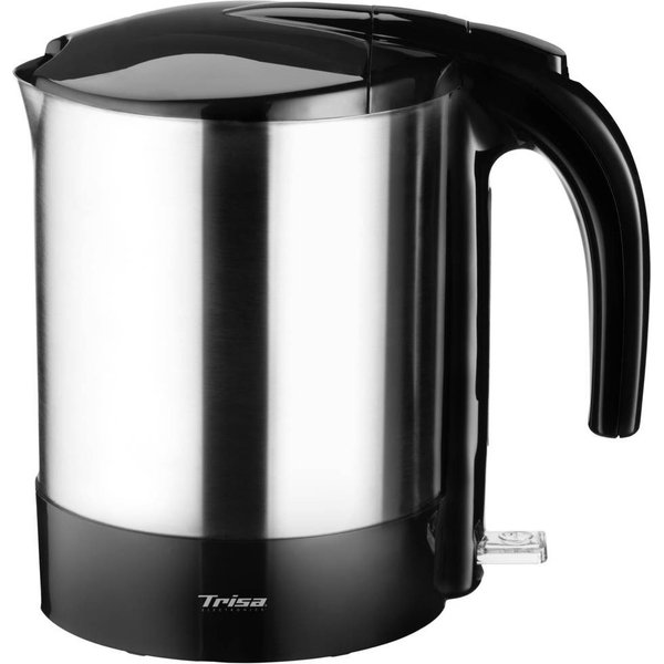 Trisa W4875 Bollitore senza filo, Protezione da surriscaldamento Argento, Nero Capacità effettiva: 1.7 l