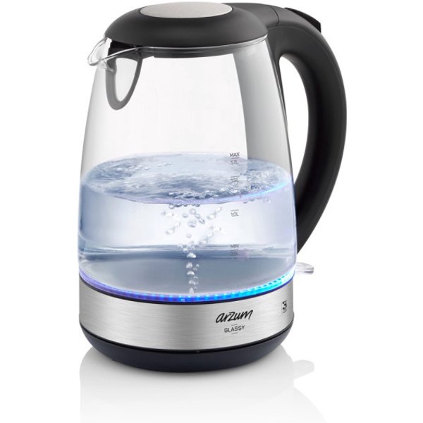 Arzum AR3071 electric kettle 1.7 L 2200 W Black, Steel