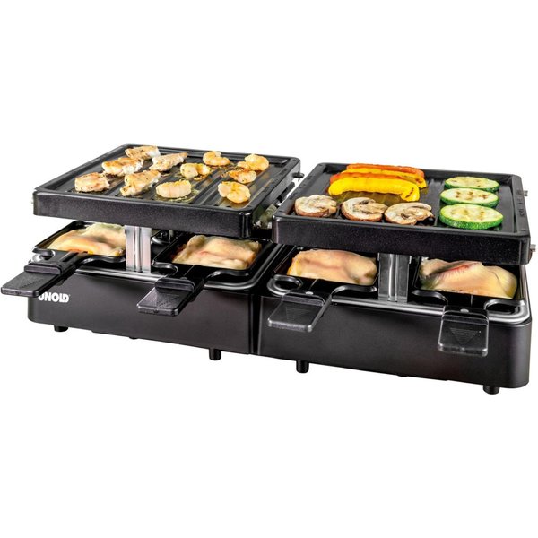 Unold 48755 raclettegrill 8 person(er) 1300 W Svart