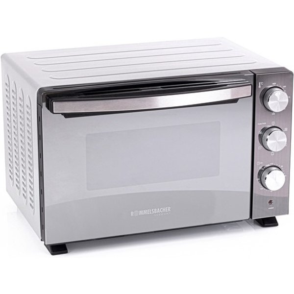 Rommelsbacher BGS 1500 leivänpaahdin-uuni 30 L musta, hopea grilli -