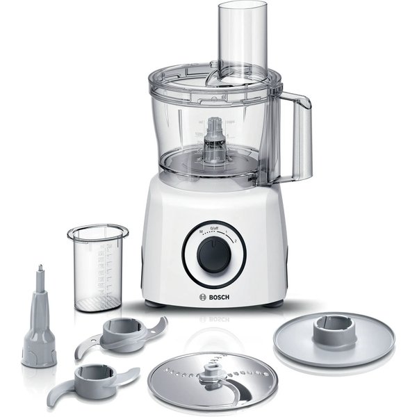 Bosch MCM3100W Kompakt-Küchenmaschine MultiTalent 3 800 W Weiß, Weiß