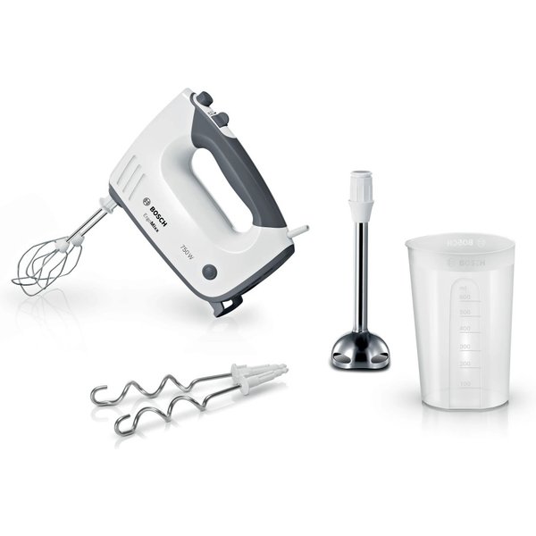 Bosch MFQ37470 Handrührer ErgoMixx 750 W Weiß, grau