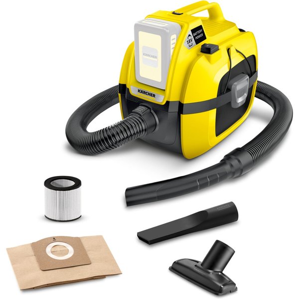 Kärcher WD 1 Compact Battery Wet and Dry Vacuum Cleaner - Body Only
